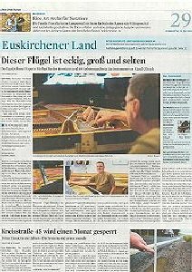 Pressebericht über Piano Becker
